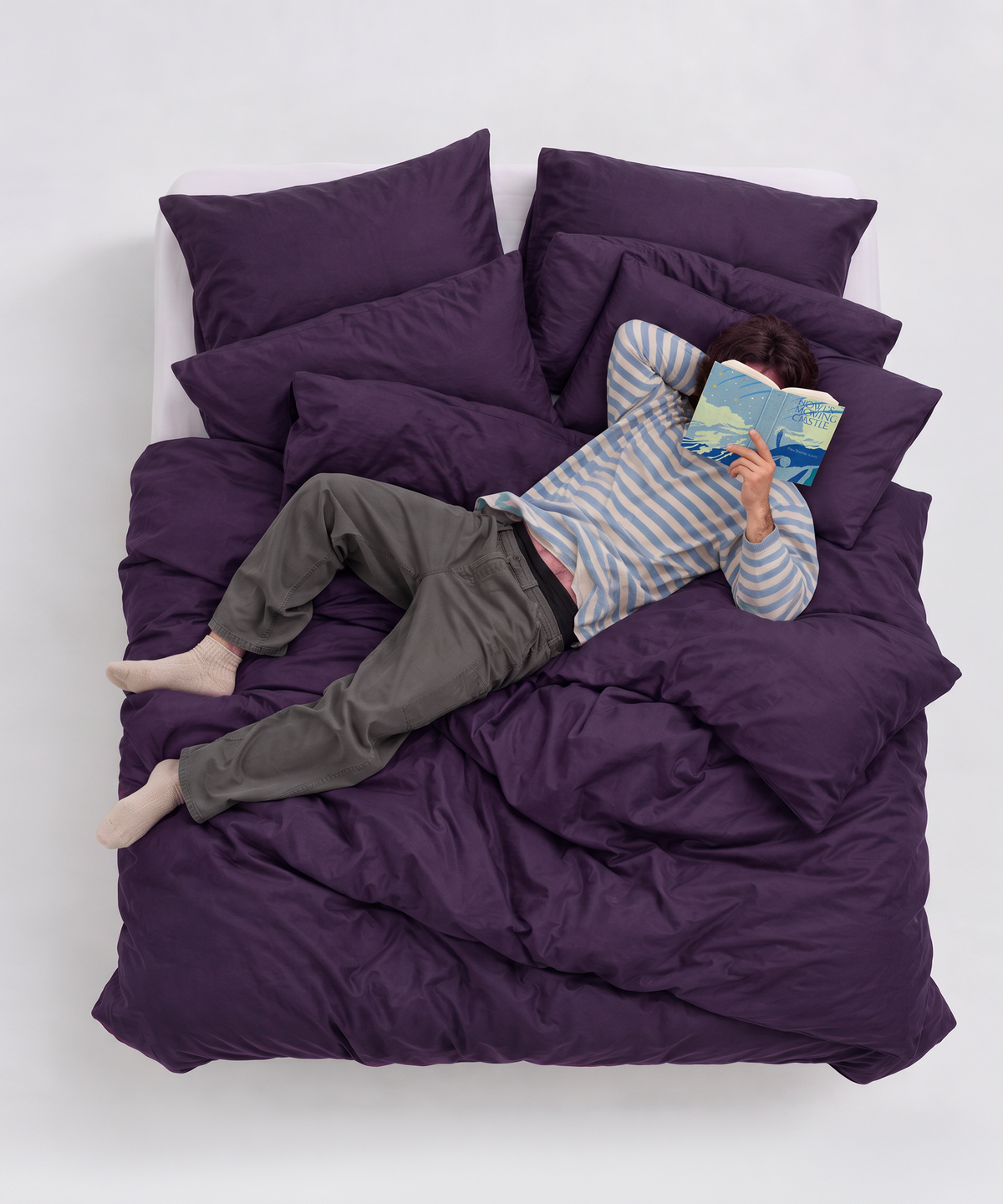Obliečka na vankúš Velvet Plum