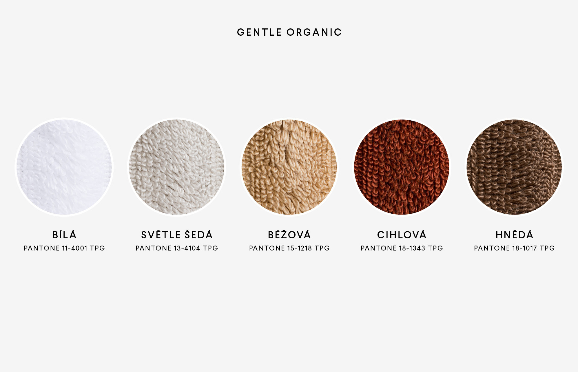  Kolekce Gentle Organic Towels