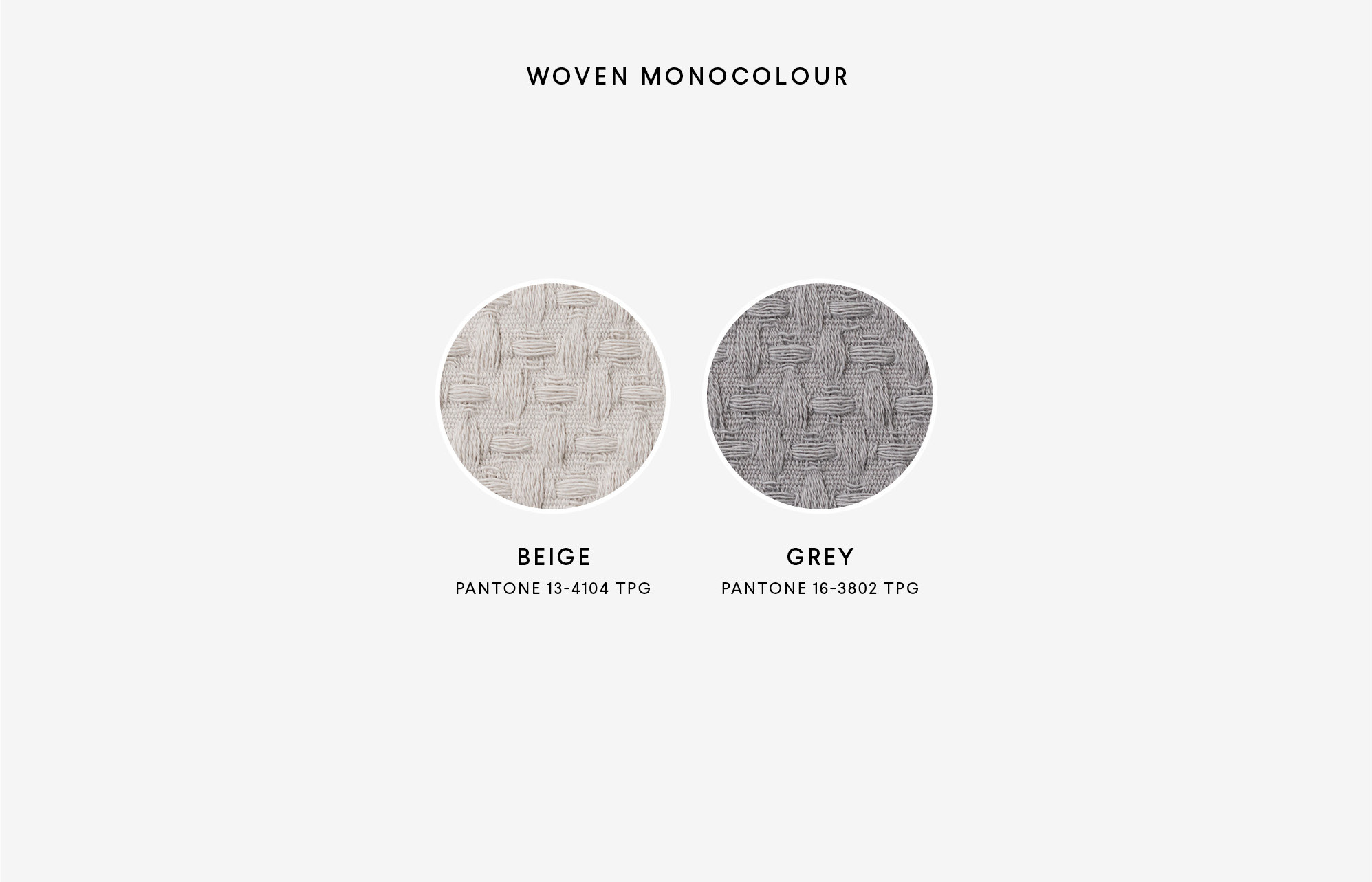  Kolekce Woven Monocolour