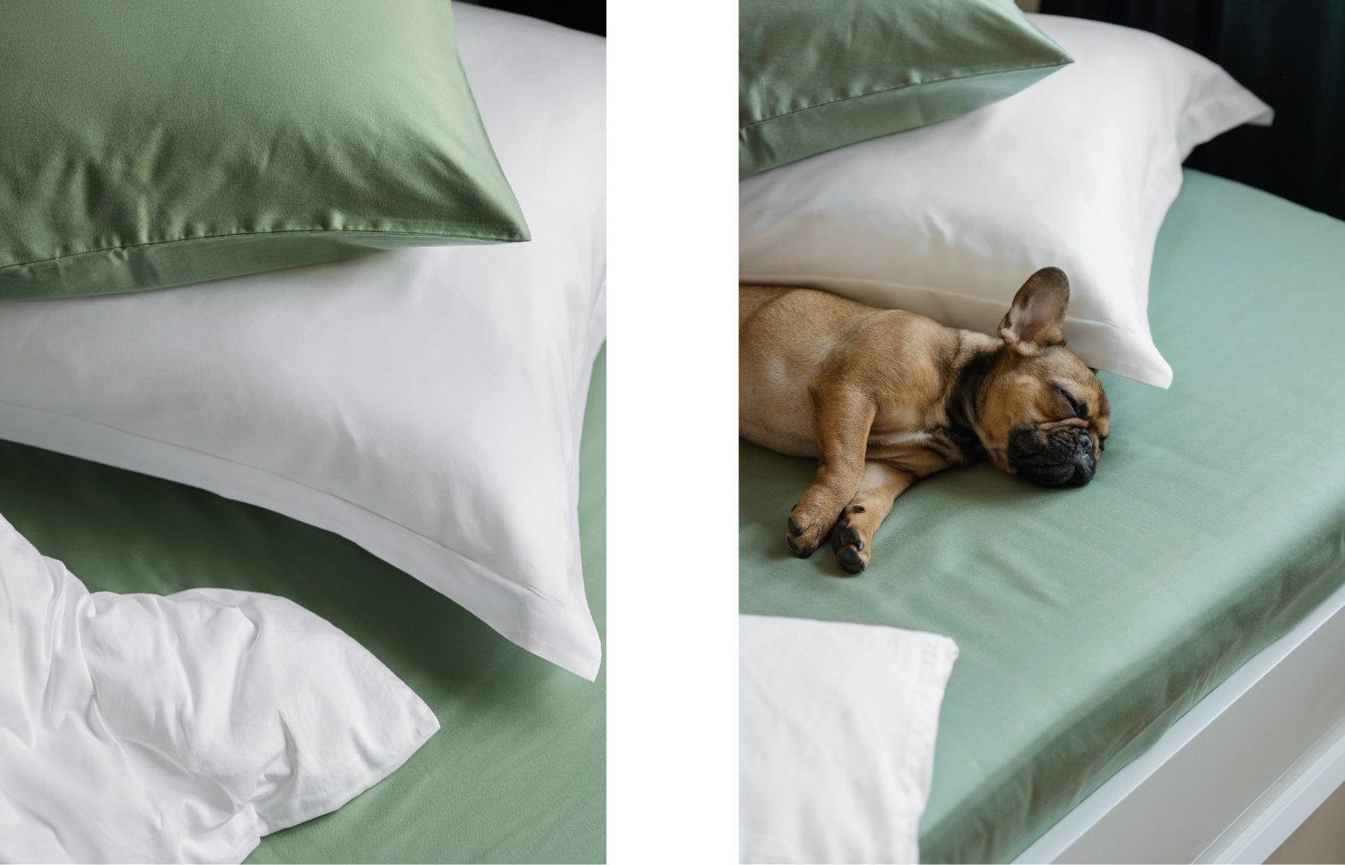 Vďaka útulnej posteli budete o krok bližšie ku kvalitnému spánku. Miška tú svoju dotvorila zelenou kolekciou Jane's Weekend.