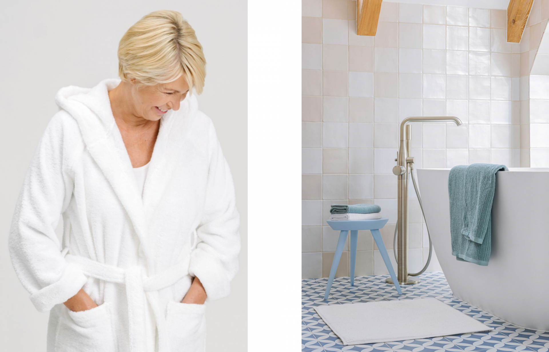 All our bath linen hues go together well as each collection is designed using the Pantone Colour Matching system.